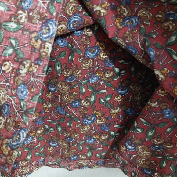 VTG Reyn Spooner Floral Flower Reverse Print Hawaiian Shirt XLarge Button Down - Picture 7 of 8
